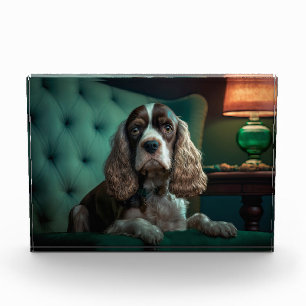 Bloc Photo Elégant Cocker Spaniel Classic Portrait Design