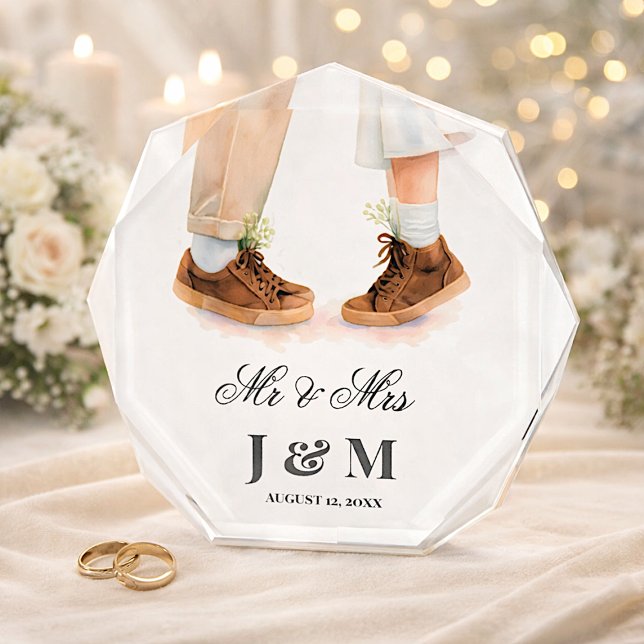 Bloc Photo Elegant Keepsake Newlyweds Gift Bride Groom  (Créateur téléchargé)
