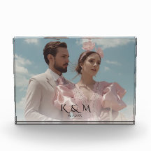 Élégant Mariage photo Pastel Vintage