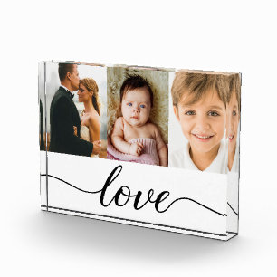 Bloc Photo Élégant script d'amour 3 photo Moderne