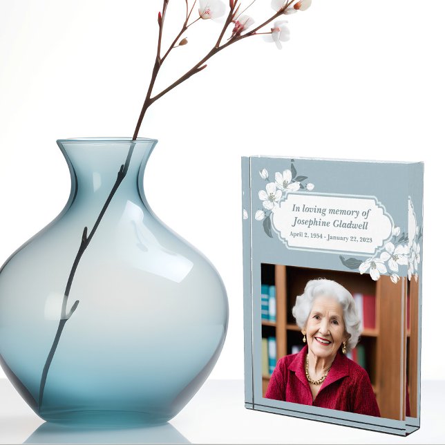 Bloc Photo En Mémoire d'amour Beau service Floral Memorial (Créateur téléchargé)