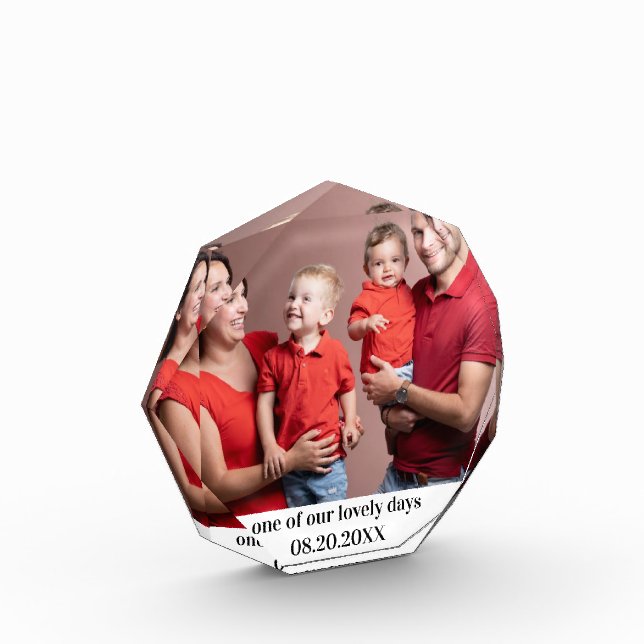 Bloc photo en verre acrylique, Acrylique personnal (Gauche)