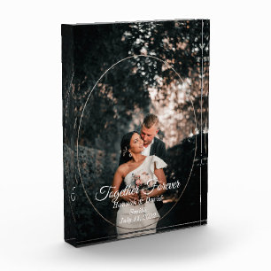 Bloc photo et nom du Mariage fiançailles