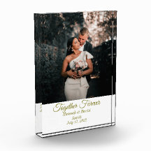 Bloc photo et nom du Mariage fiançailles