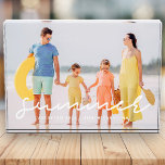 Bloc Photo Été 20XX Famille Vacances Moderne Simple<br><div class="desc">Le design se compose d'une simple typographie cool. Ajoutez une photo personnalisée de votre famille et ajoutez la date et l'emplacement.</div>