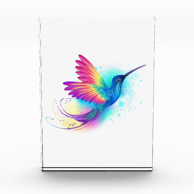 Bloc Photo Exotic Rainbow Hummingbird (Devant)