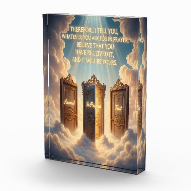 Bloc Photo Faith Framed Photo Block For Encouragement (Droite)