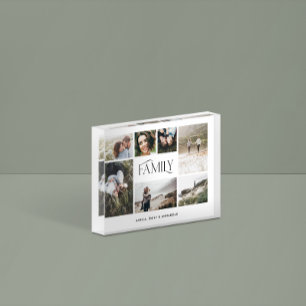 Bloc Photo Famille de photos minimale moderne avec 7 photos é