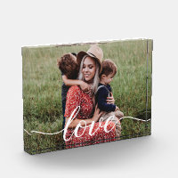 Family Love Script Photo personnalisée