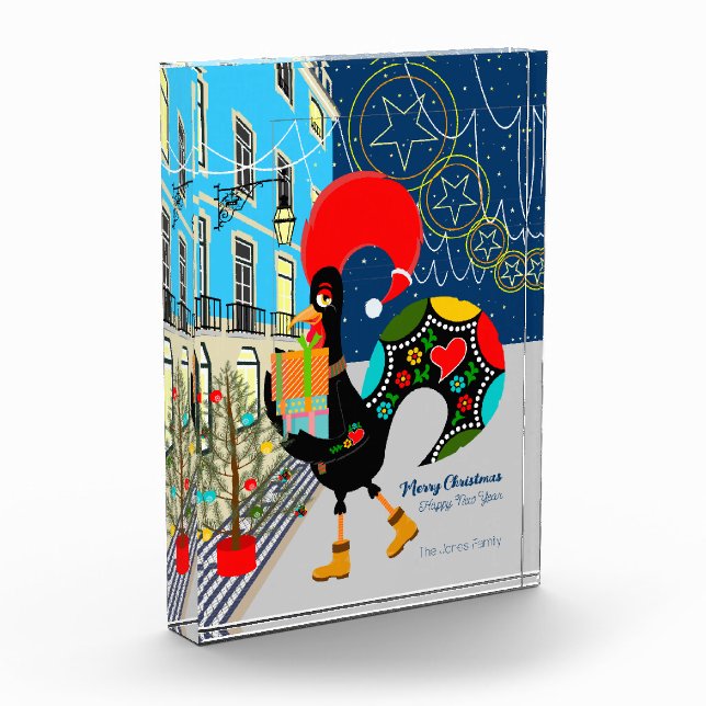 Bloc Photo Festivals de Noël avec le coq portugais (Gauche)