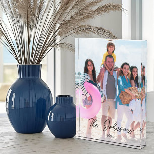 Bloc Photo Fête de la famille   Nom photo moderne Décor perso