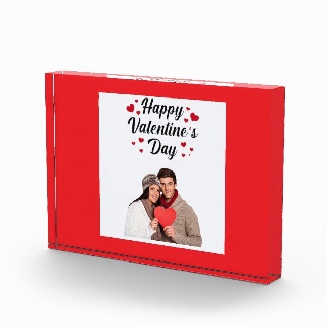 Bloc Photo fête de la Saint-Valentin personnalisée (Droite)