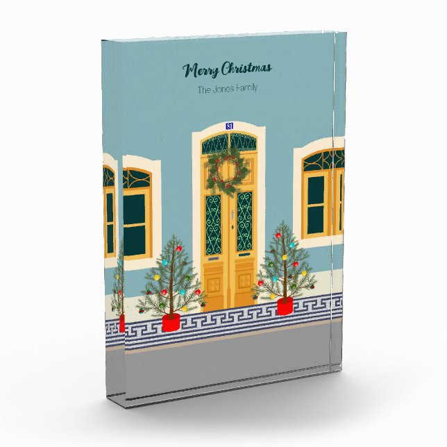 Bloc Photo Fête de Noël Portugais Maison (Gauche)