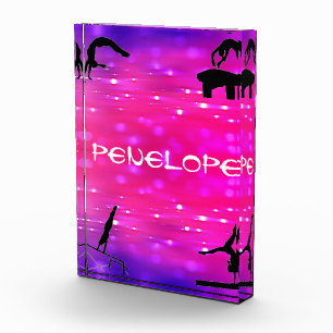 Bloc Photo Filles Gymnastique Événements Rose / Violet