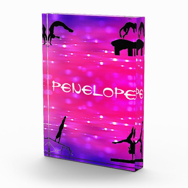 Bloc Photo Filles Gymnastique Événements Rose / Violet (Droite)