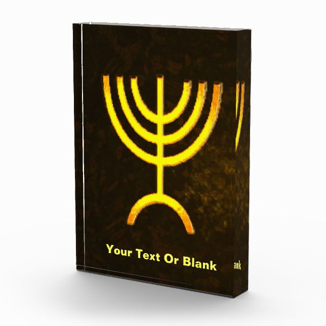 Bloc Photo Flamme de Menorah (Droite)