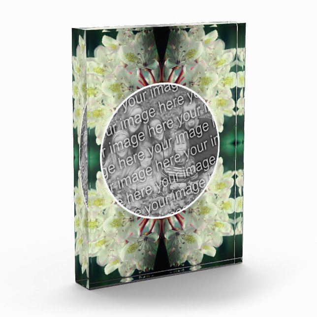 Bloc Photo Fleurs Azalées Blanches Ajoutez Votre (Gauche)