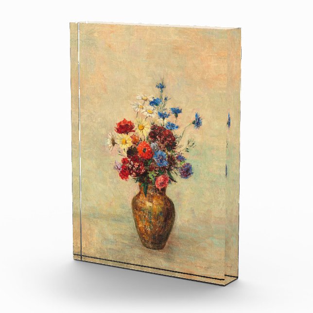 Bloc Photo Fleurs dans un vase par Odilon Redon (Droite)