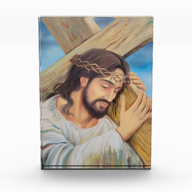 Bloc Photo Foi chrétienne Jésus Christ (Devant)