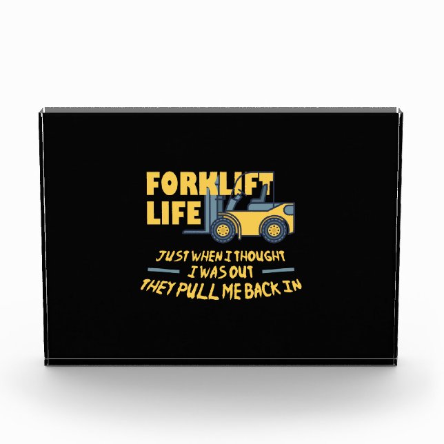Bloc Photo Forklift Life (Devant)