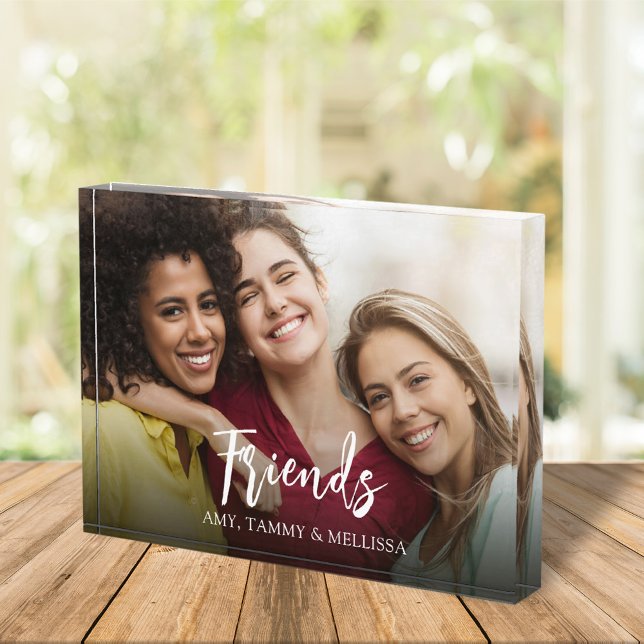 Bloc Photo Friends Citation Photo Simple Typographie (Créateur téléchargé)