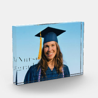 Bloc Photo gardien de diplôme de l'infirmière