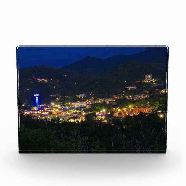 Bloc Photo Gatlinburg la nuit (Devant)