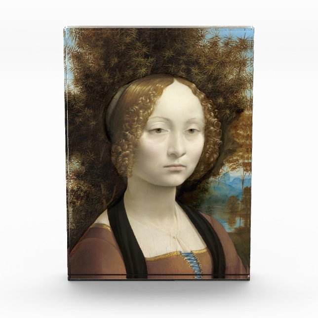 Bloc Photo Ginevra de' Benci Leonardo da Vinci (Devant)
