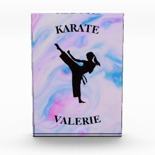 Bloc Photo Girls Karate Pastel Swirl