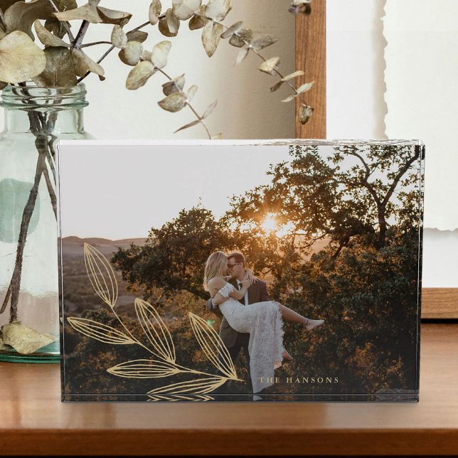 Bloc Photo Gold Sprout personnalisé (Gold Sprout Custom Photo Block)