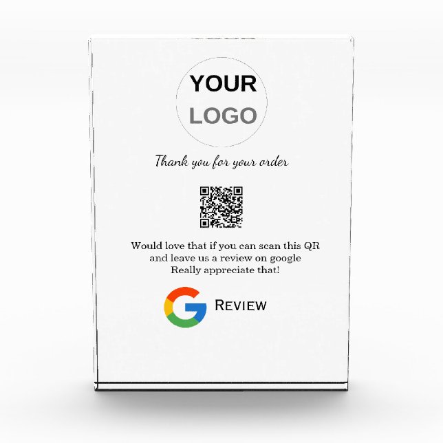 Bloc Photo Google examen logo de l'entreprise Analyser QR exa (Devant)