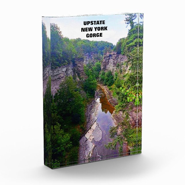 BLOC PHOTO GORGE EN ITHACA NEW YORK " (Gauche)