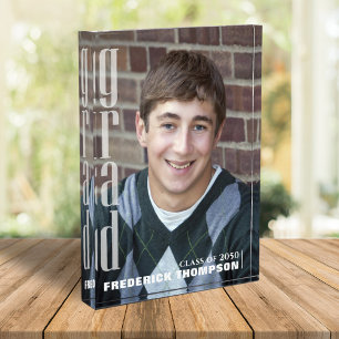 Bloc Photo Graduation Photo moderne Typographie simple