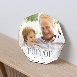 Bloc Photo Grand-père Poppop Année de création