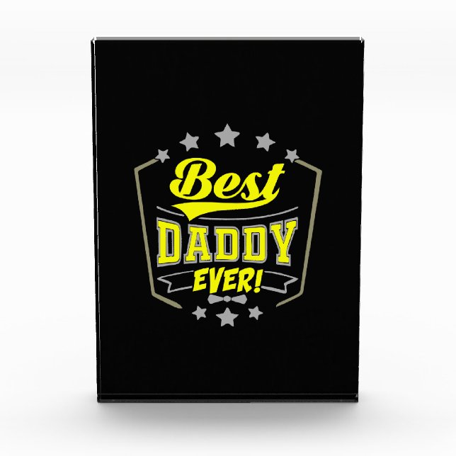 Bloc Photo Grandfather Quotes | Best Daddy Ever (Devant)
