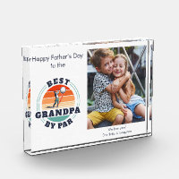 Grandpa Fête des pères Enfants Photo Retro Golf Ga
