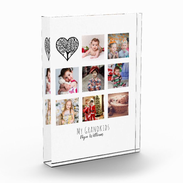 BLOC PHOTO GRANDPA PHOTO COLLAGE CADEAU FIER GRANDAD (Gauche)