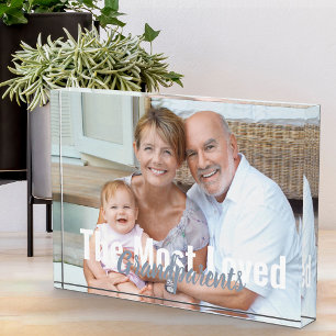 Bloc Photo Grands-parents les plus aimés au monde Photo moder