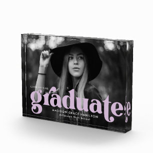 Bloc Photo Gras Lilac Typographie Graduation