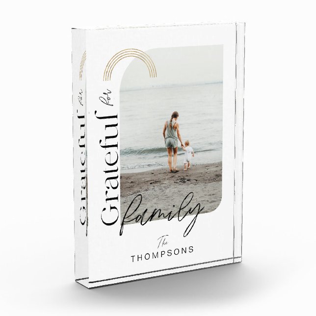 Bloc Photo Gratuit Pour La Famille Arche Géométrique Moderne  (Gauche)