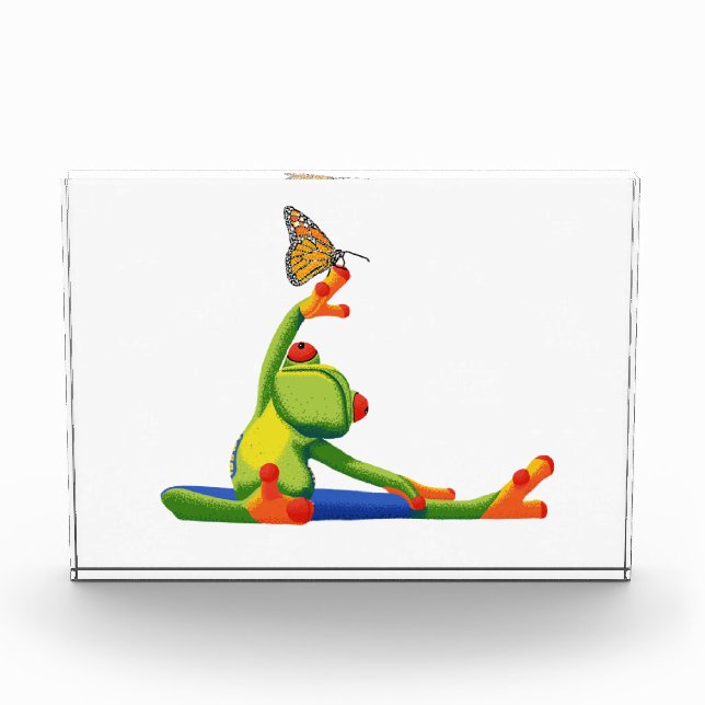 Bloc Photo Grenouille de yoga (Devant)