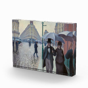 Bloc Photo Gustave Caillebotte - Paris Street ; Rainy Day