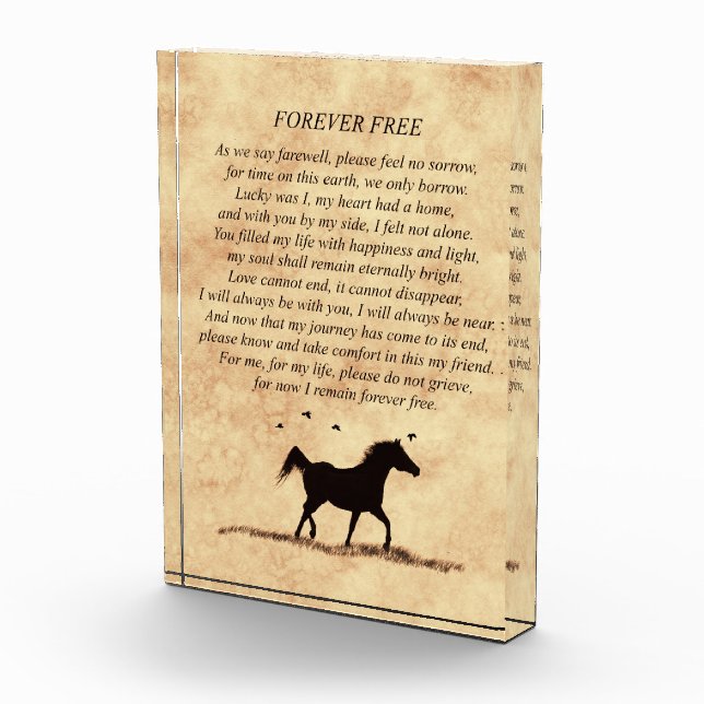 Bloc Photo Hommage à Horse Memorial Spirituel (Droite)