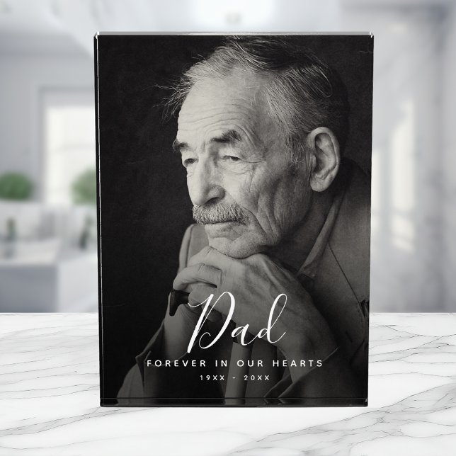 Bloc Photo Hommage funéraire commémoratif papa Photo (Dad Memorial Photo Block)