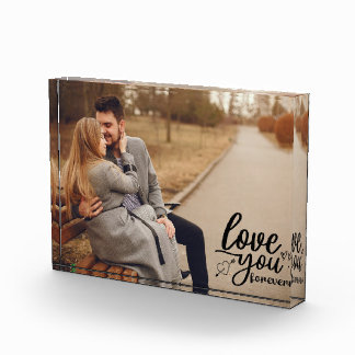 Bloc photo horizontal personnalisé, couple, famill