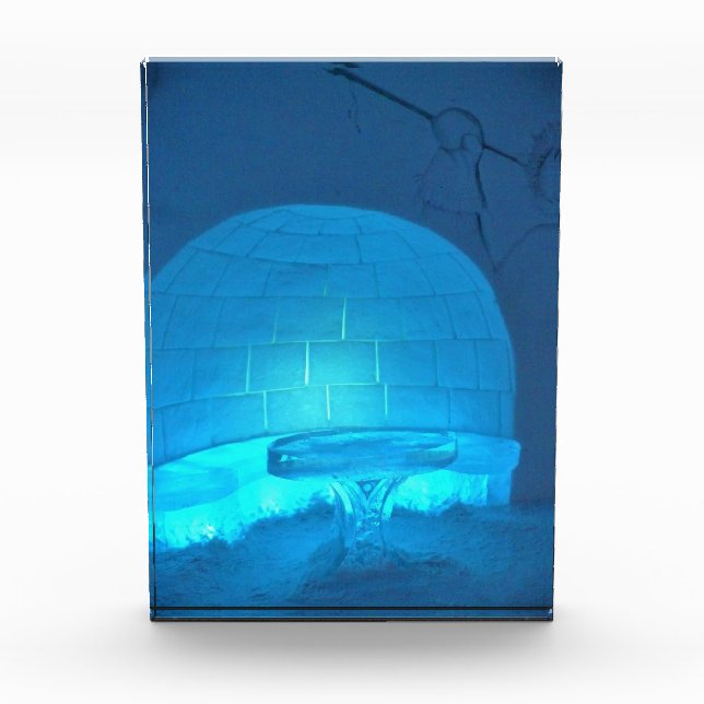 Bloc Photo Igloo room at Hotel de Glace, Québec, Canada (Devant)