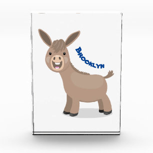 Bloc Photo Illustration d'âne miniature joyeux