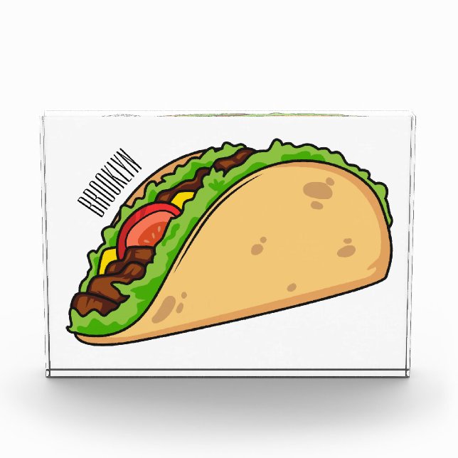 Bloc Photo Illustration de dessin sur Taco (Devant)