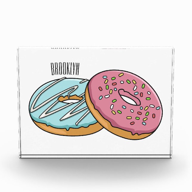 Bloc Photo Illustration de Donut (Devant)