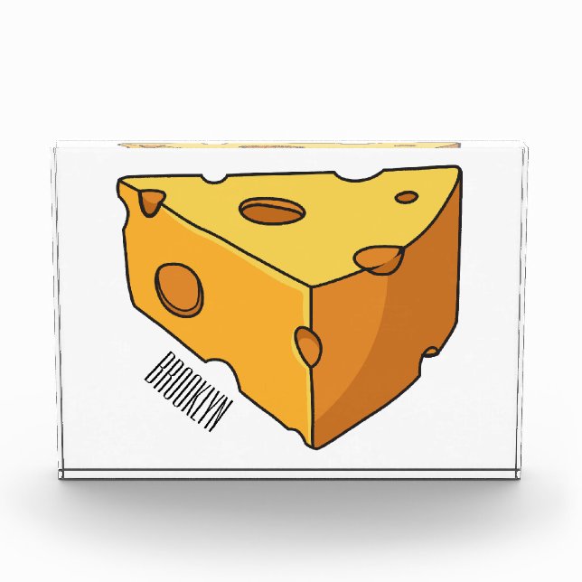 Bloc Photo Illustration de fromage (Devant)